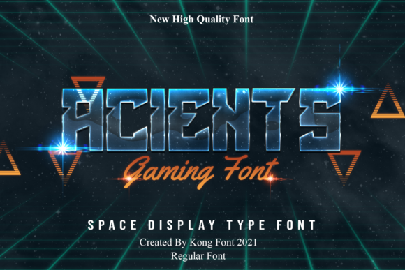 Acients Display Font for Bold Creative Projects