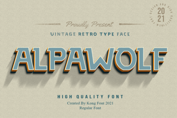 Alpawolf: The Vintage Display Font That Elevates Campaign Design