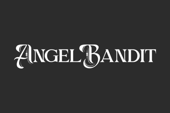Angel Bandit: A Medieval-Inspired Display Font for Luxurious Branding