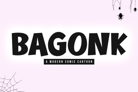 Bagonk: A Bold Display Font for Modern Branding