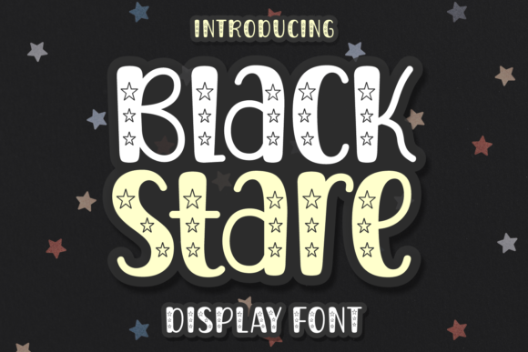 Black Stare: A Playful Display Font for Creative Web Projects