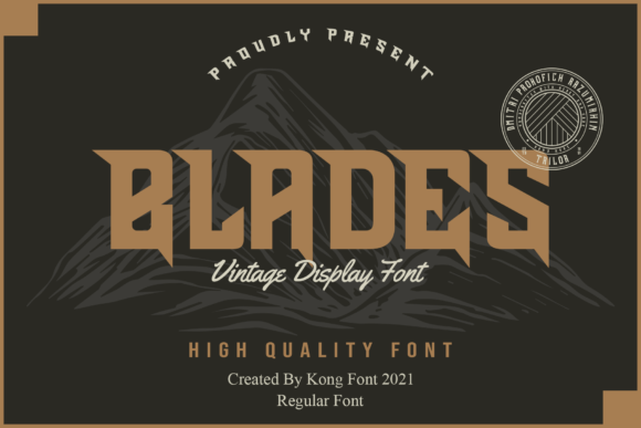 Blades Font for Bold Branding and Eye-Catching Campaigns