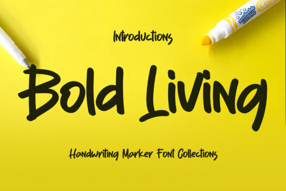 Bold Living Font for Dynamic Web Design
