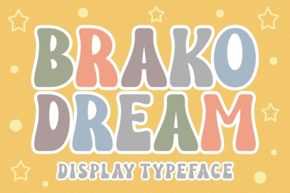 Brako Dream: A Sweet Display Font for Editorial Design