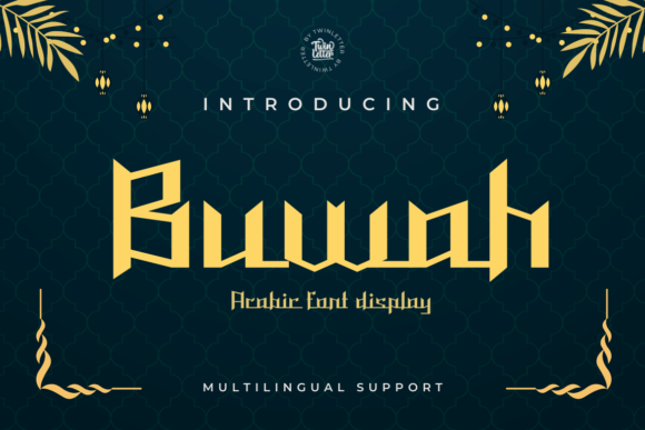 Buwah: The Arabic-Styled Display Font That Elevates Campaigns