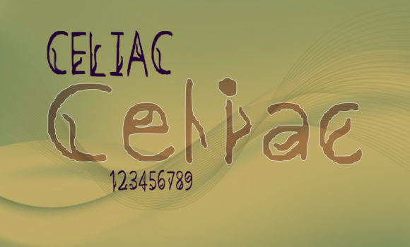 Celiac Display Font for Creative Makers and Sellers