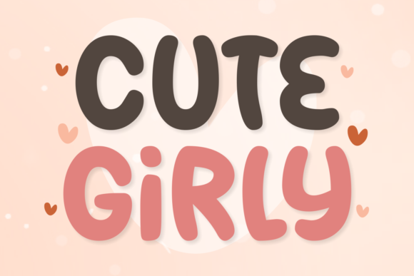 Cute Girly Font for Handmade Labels and Creative Projects