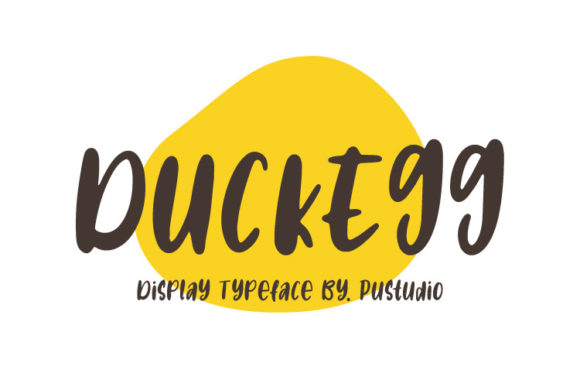 Duck Egg Font: A Playful Display Typeface