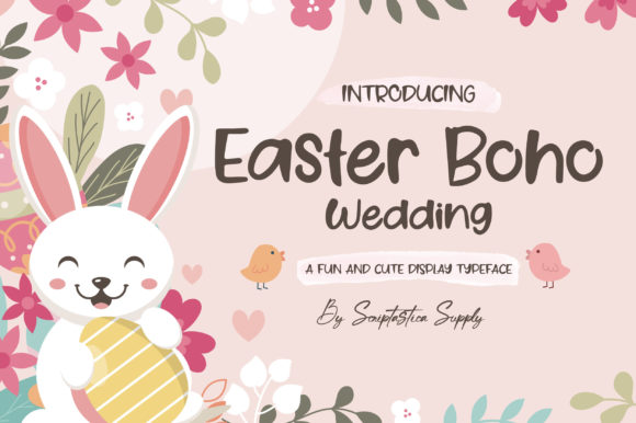 Easter Boho Wedding Font for Bold Branding and Visual Impact