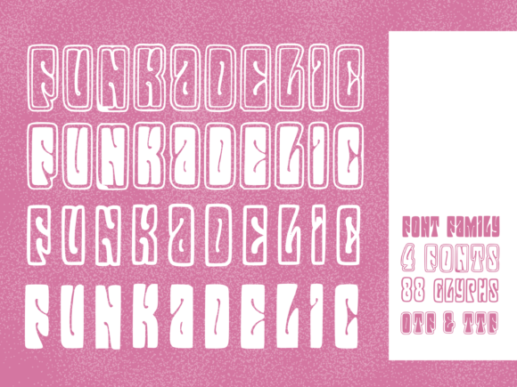 Funkadelic Family: A Retro Display Font for Bold Campaigns