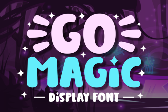 Go Magic: A Bold Display Font for Creative Makers