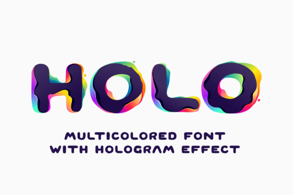 Holo Shift Display Font for Bold Digital Branding