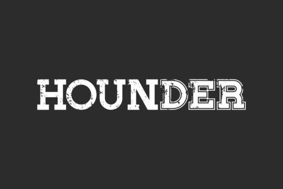 Hounder Font for Bold Branding and Display Needs