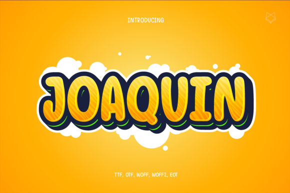 Joaquin: A Playful Display Font for Creative Branding