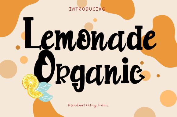 Lemonade Organic: A Chic Display Font for Bold Campaigns