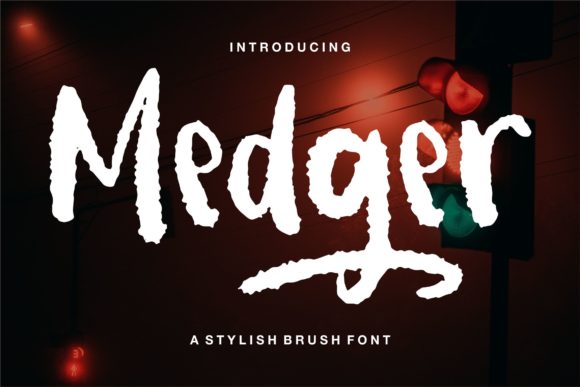 Medger: A Bold Display Font for Creative Makers