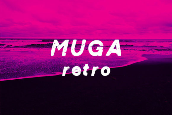 Muga Retro: A Bold Display Font for Editorial Creativity
