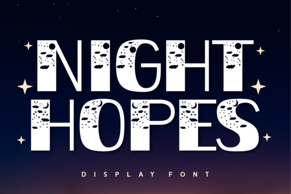 Night Hopes Font: A Modern Display Typeface for Creative Projects