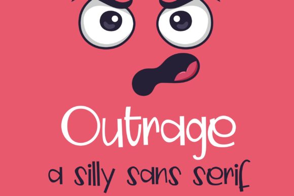 Outrage Font for Handmade Projects and Creative Branding