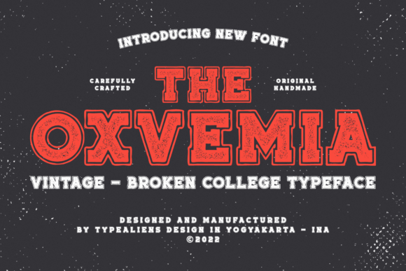 Oxvemia Vintage Display Font for Professional Branding