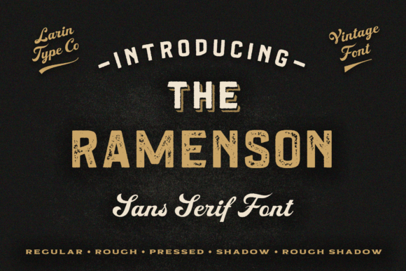 Ramenson: A Bold Font for Business Branding