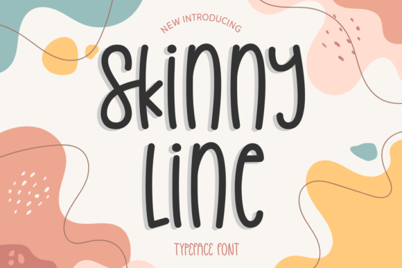Skinny Line Font for Creative Handmade Projects