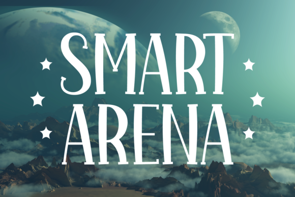 Smart Arena: A Playful Display Font for Creative Makers