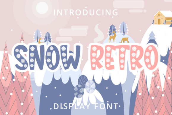 Snow Retro Font for Playful Branding and Creative Projects