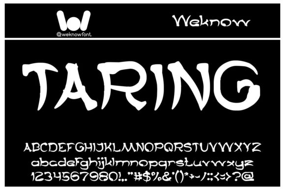 Taring Font for Branding That Stands Out