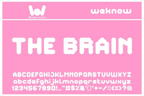 The Brain Font for Bold Branding and Eye-Catching Campaigns