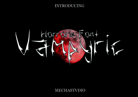 Vampyric Font for Professional Branding and Design