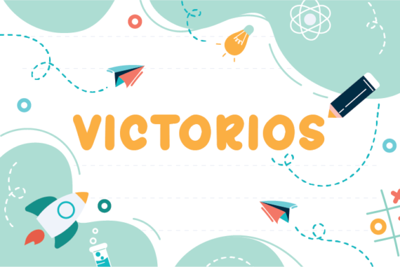 Victorios Display Font for Web Design and Branding