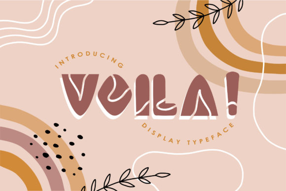 Voila: A Cool Display Font for Creative Makers